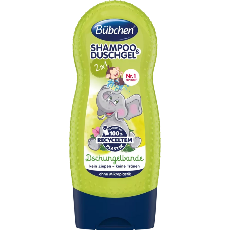 Bübchen Shampoo & Douchegel Kids Jungle Gang, 230 ml