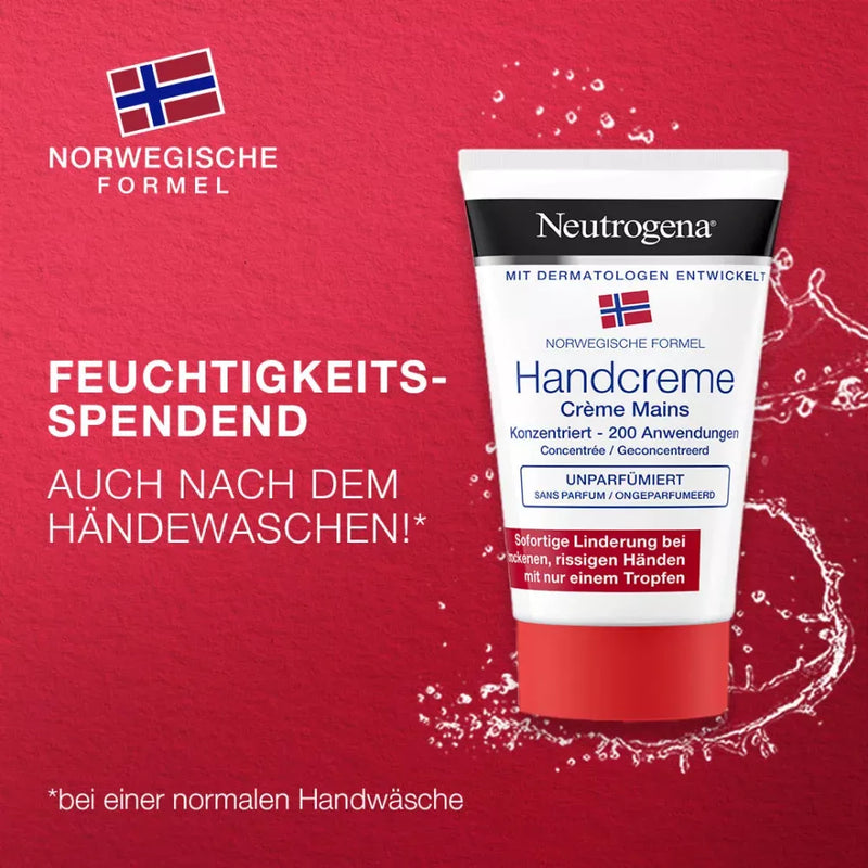 Neutrogena Handcrème geconcentreerd ongeparfumeerd, 50 ml