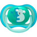 Philips AVENT Fopspeen ultra air silicone, groen/blauw, vanaf 18 maanden, 2 stuks