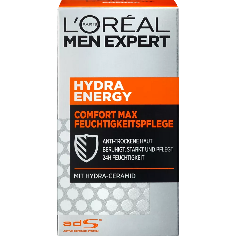 L'ORÉAL PARIS MEN EXPERT Dagverzorging Hydra Energy Comfort Max, 50 ml