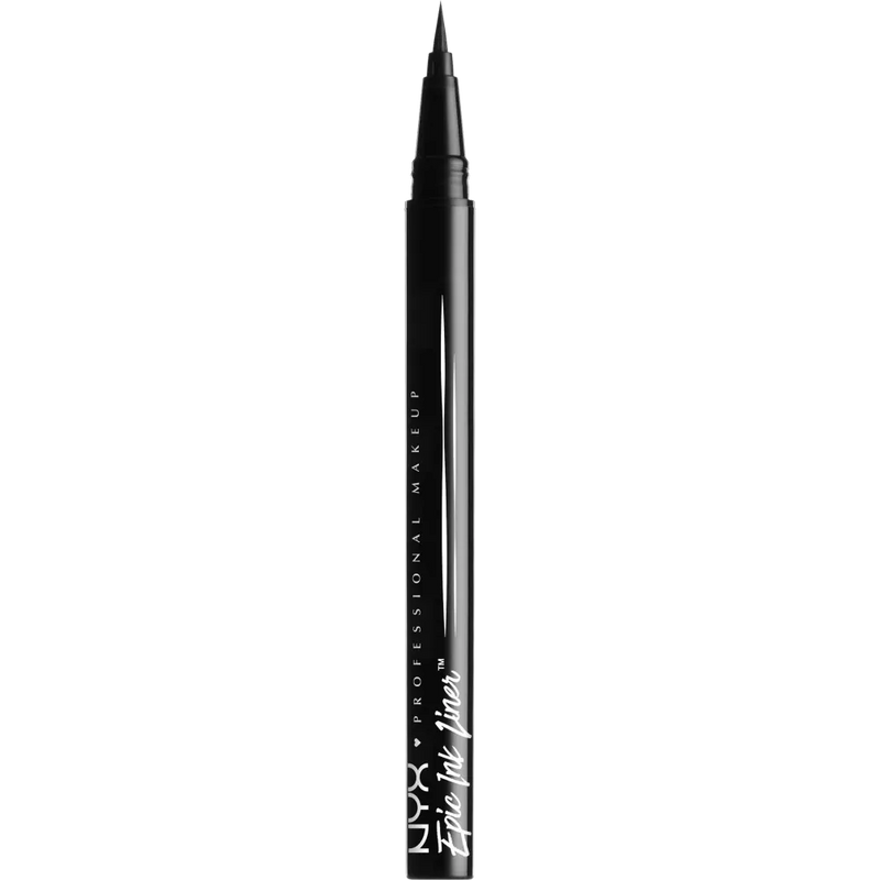 NYX PROFESSIONAL MAKEUP Eyeliner Epic Inkt 01 zwart, 1 ml