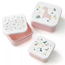 Babylove Snackbox rose/blanc, 3 pièces, 1 pièce