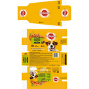 Pedigree Natvoer voor honden Gemengd in saus, Adult, Multipack (12x100 g), 1.2 kg