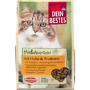 Croquettes pour chat Dein Bestes, Amoureux de la nature, au poulet et à la dinde, 500 g