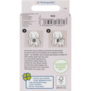 ebelin Haarspeld met intrekbare vleugels, klein, zwart, 1 st.