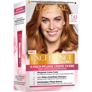L'ORÉAL PARIS  EXCELLENCE CREME Haarkleur Koper Goud Blond 7.43, 1 stuk