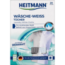 Heitmann Witte wasdoekjes, 20 stuks