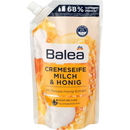 Balea Savon crème lait et miel, recharge, 500 ml