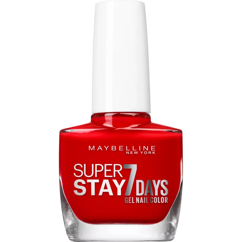 Maybelline New York Nagellak Superstay Forever Strong 7 Days 08 passionate red, 10 ml