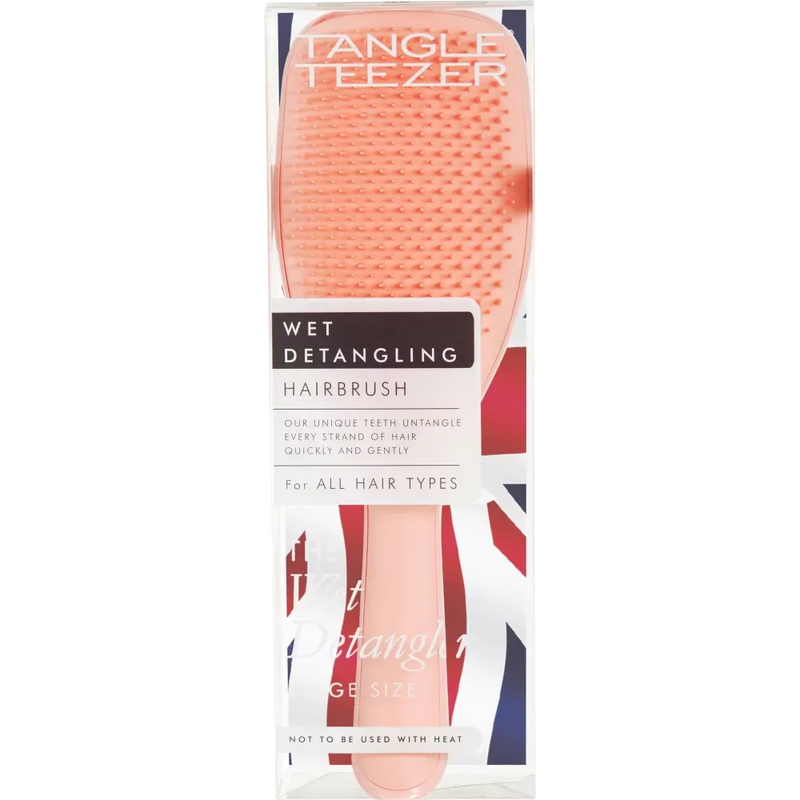 Tangle Teezer Ontklittende borstel, Wet detangler peach, 1 stuk