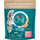 PURINA ONE Croquettes pour chat au saumon et aux céréales complètes, Adulte, 900 g