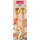 Cuillère longue Profissimo dorée, 2 pièces