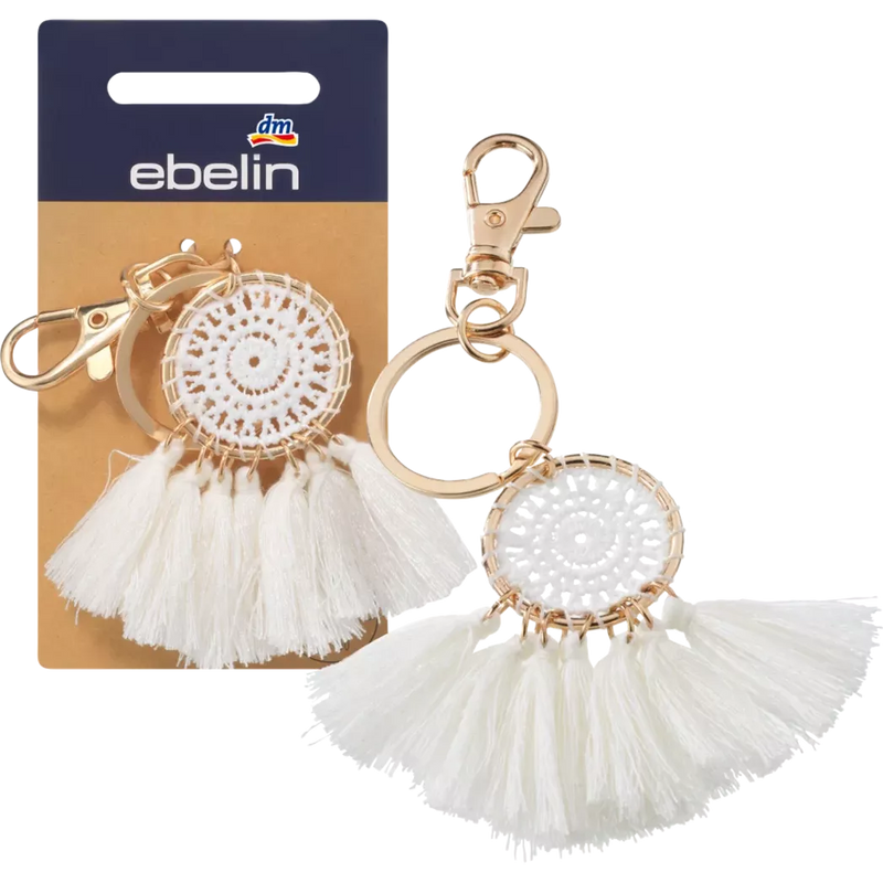 Porte-clés attrape-rêves ebelin optique doré, 1 pièce