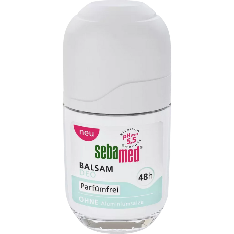 sebamed Deo Roll On Deodorant Balm geurloos, 50 ml