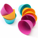 Profissimo Muffinvormpjes 2in1 van siliconen, 12 stuks.