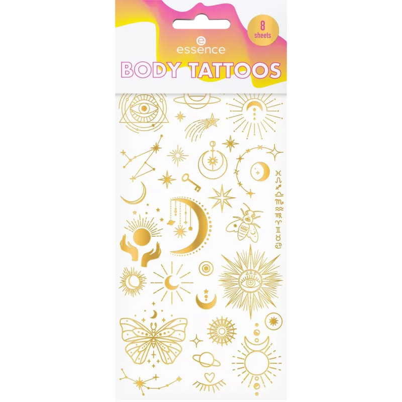 essence Tijdelijke Body Tattoos Festival 01 Verhalen, 8 stuks