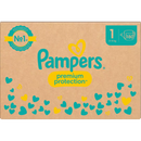 Couches Pampers Premium Protection Gr.1 Nouveau-né (2-5kg), boîte demi-mois, 180 pièces.