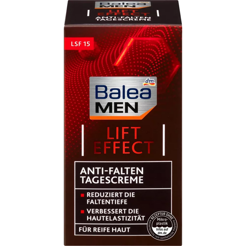 Balea MEN Gezichtscrème Lift Effect Anti-Rimpel, 50 ml