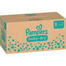 Couches Pampers Baby Dry Gr.8 Extra Large (17+ kg), boîte mensuelle, 120 pièces.