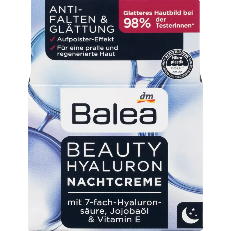 Balea Beauty Hyaluron Nachtcrème, 50 ml
