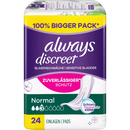 always Hygiene pads blaaszwakte Discreet Normaal Grootverpakking, 24 stuks