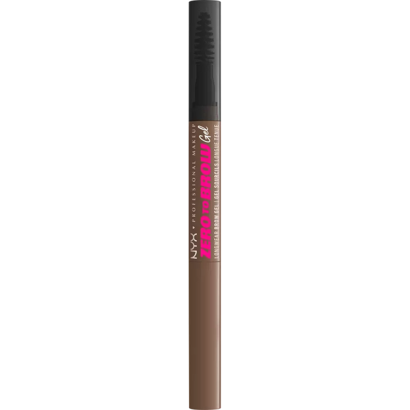 NYX PROFESSIONAL MAKEUP Wenkbrauwgel Zero To Brow 05 Ash Brown, 2,3 g