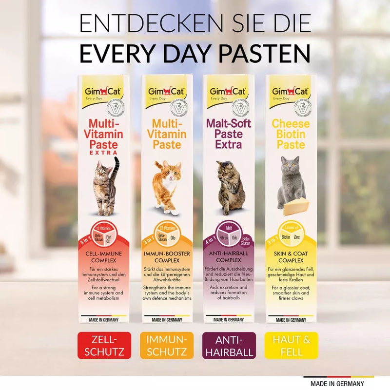 GIMCAT Voedingssupplement voor katten, Malt Soft Paste Extra, 50 g
