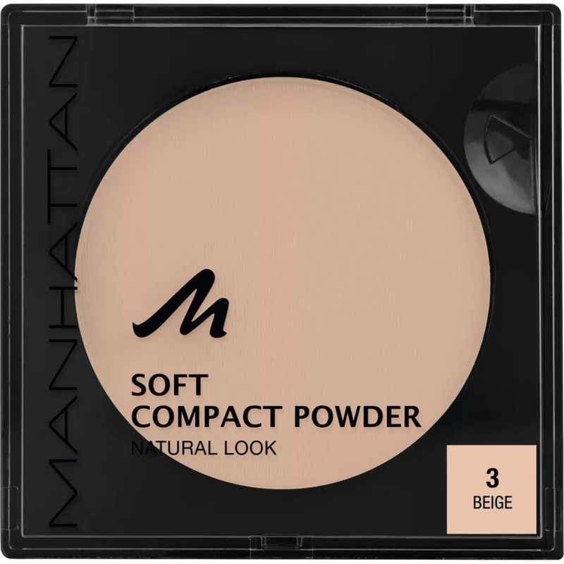 MANHATTAN Cosmetics Gezichtspoeder Soft Compact Powder Beige 03, 9 g