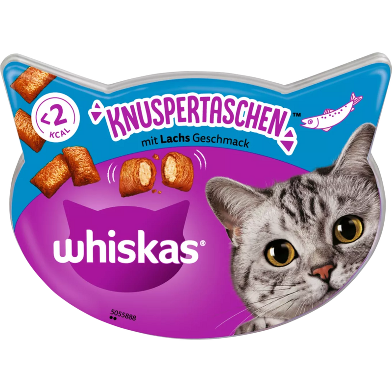 Whiskas Kattensnoepje krokant met zalm, 60 g