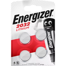 Energizer Batterij Knoopcel Lithium 3v Cr2032, 4 Stuks
