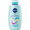 Nivea Kids Kids 3 in 1 Douchegel & Shampoo Appelgeur, 250 ml