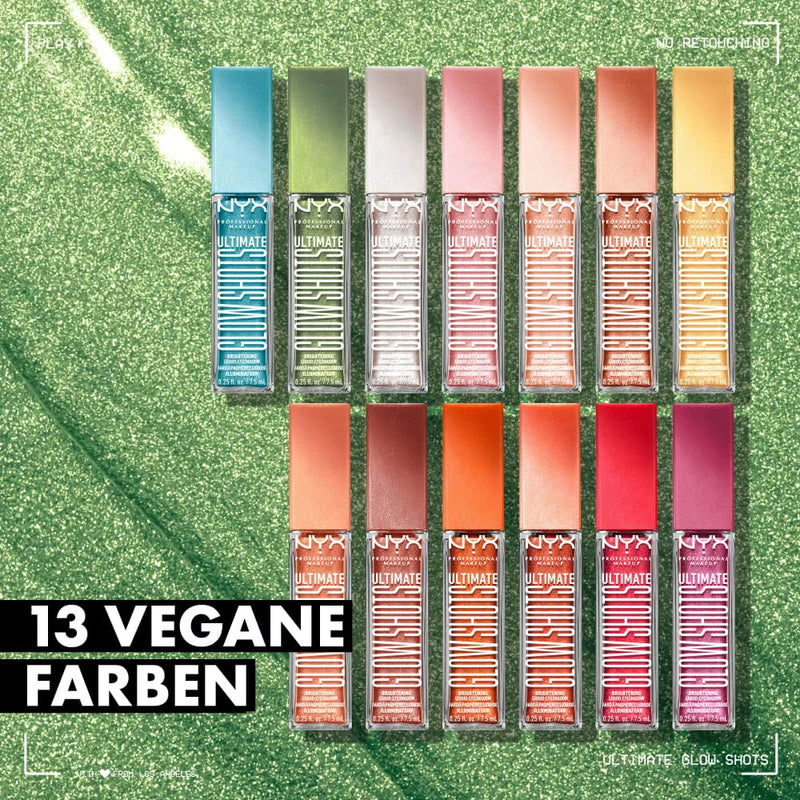 NYX PROFESSIONAL MAKEUP Fard à paupières Ultimate Glow Shots 07 Lemon Slayed, 1 pièce