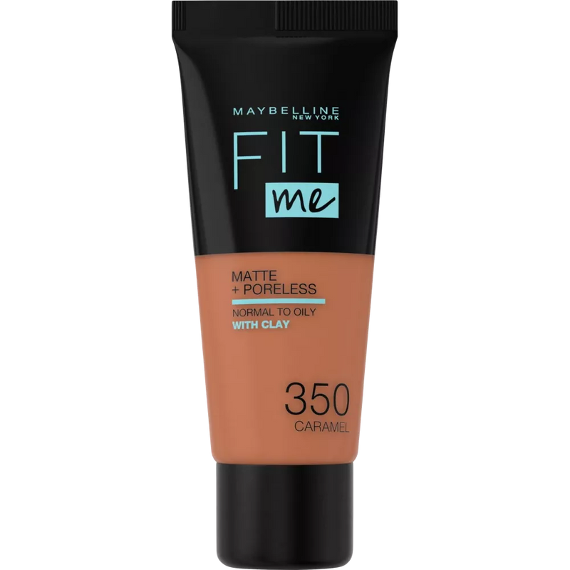 Maybelline New York Foundation Fit Me Matte & Poreless 350 Karamel, 30 ml