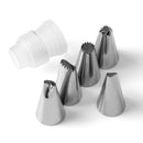 Embouts de pipe en acier inoxydable Profissimo, 1 jeu