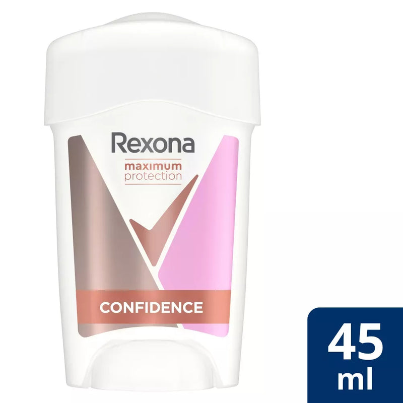 Rexona Deo Cream Antiperspirant Maximum Protection Confidence, 45 ml