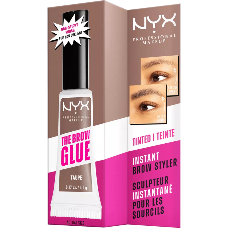 NYX PROFESSIONAL MAKEUP Wenkbrauwgel The Brow Glue Styler 02 Taupe Blond, 5 g