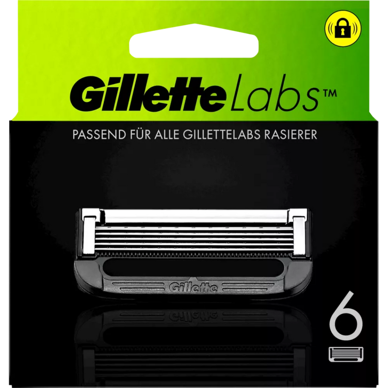 Gillette Labs Scheermesjes, 6 stuks