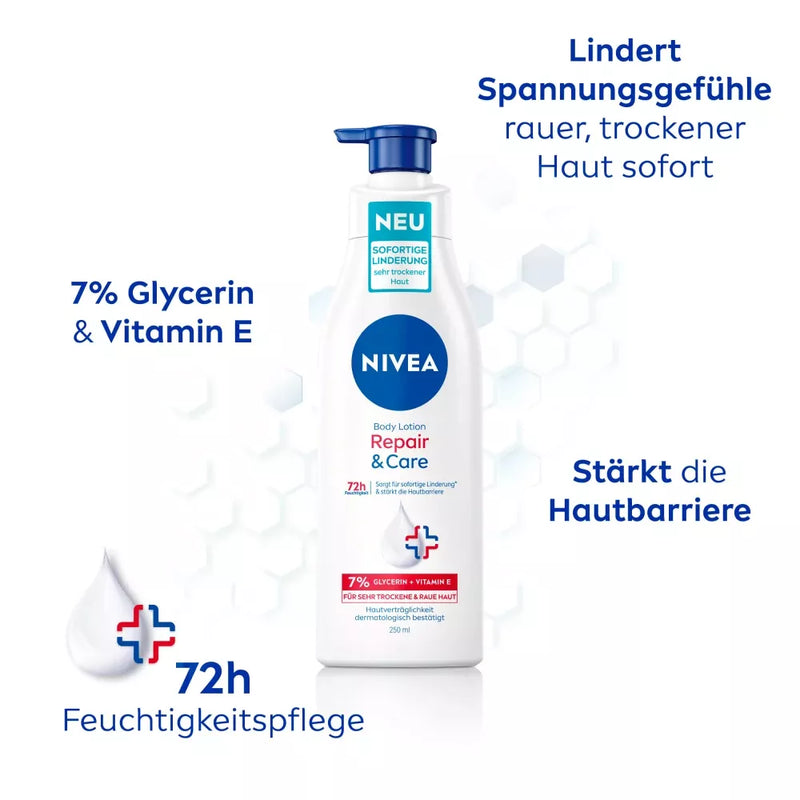 NIVEA Body Lotion Repair & Care, 250 ml