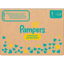 Couches Pampers Premium Protection Gr.1 Nouveau-né (2-5kg), boîte demi-mois, 180 pièces.