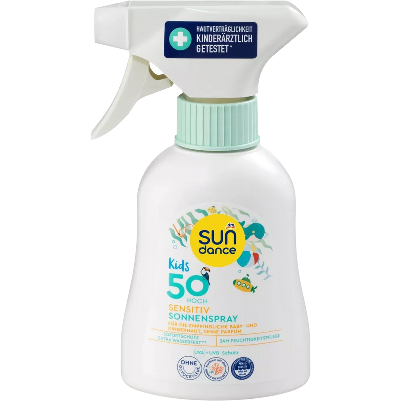 SUNDANCE Kids sensitive zonnespray, SPF 50, 200 ml