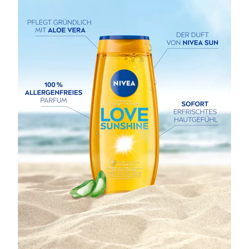 NIVEA Douchegel Love Sunshine, 250 ml