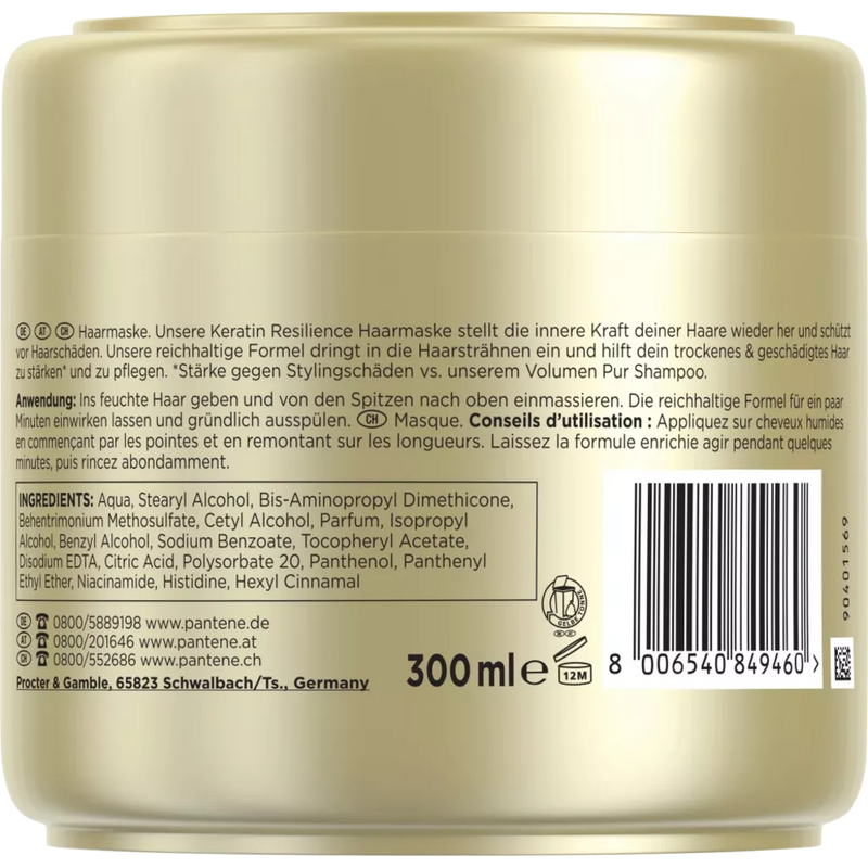 PANTENE PRO-V Haarmasker Infinite Long Keratine, 300 ml