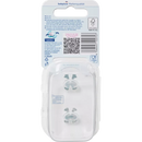 Sucette en silicone babylove Air, anatomique, verte/grise, taille 1, 0-6 mois, 2 pièces.