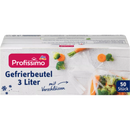 Sacs de congélation Profissimo 3 l avec fermetures, 50 pièces.