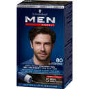 Schwarzkopf Men Perfect Tint Gel Anti-Gris Naturel Brun Noir 80, 80 ml