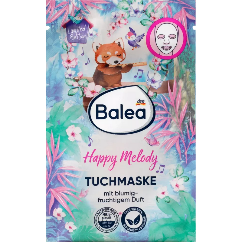 Balea Happy Melody stoffen masker, 1 st