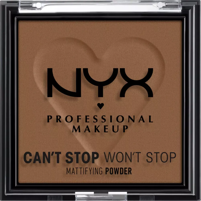 NYX PROFESSIONAL MAKEUP Poeder Can't Stop Won't Stop matterend diep 09, 6 g