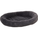 Coussin Flamingo Dog avec bordure, ovale gris, 1 pièce