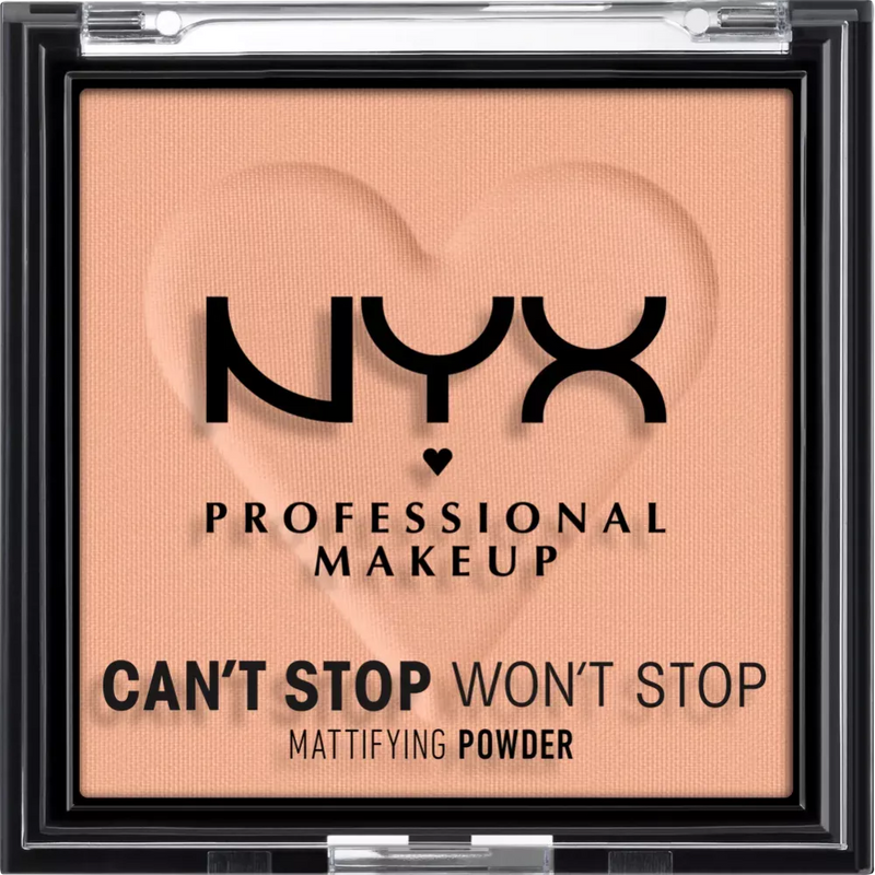 NYX PROFESSIONAL MAKEUP Poeder Can't Stop Won't Stop matterend verhelderend perzik 13, 6 g