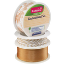 Profissimo natuur cadeaulint set "bruin/koord/bladeren", 11 m